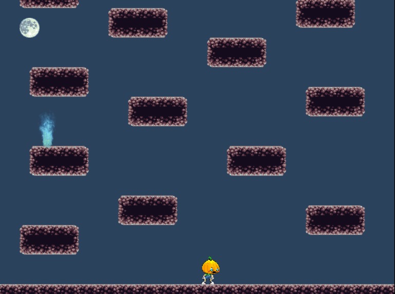 2D Vertical Halloween-styled Platformer  – screenshot 1
