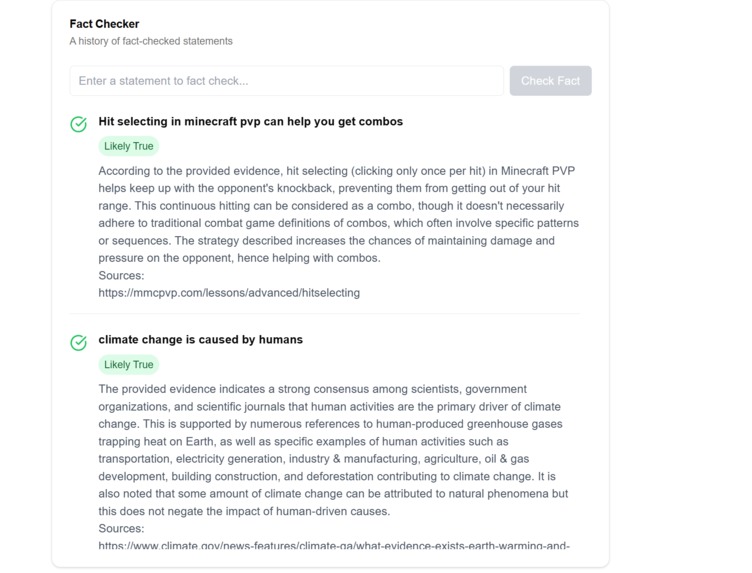 FactCheckr – screenshot 6
