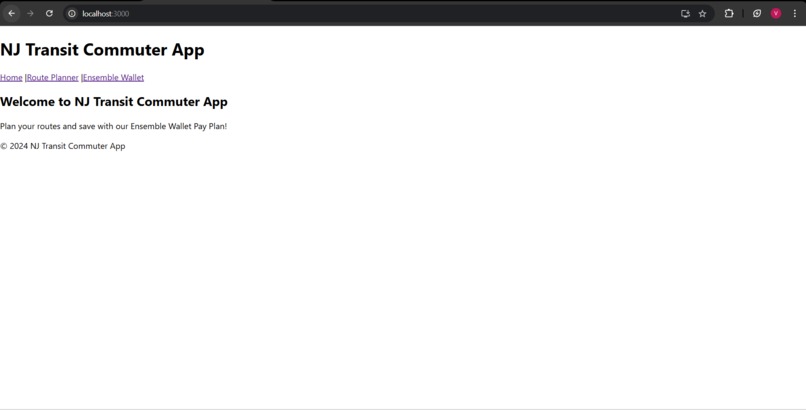 Ensemble NJ Transit Commuter App – screenshot 2
