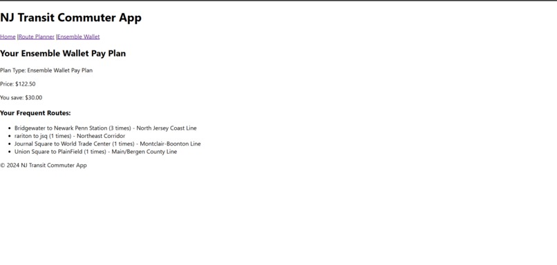 Ensemble NJ Transit Commuter App – screenshot 4