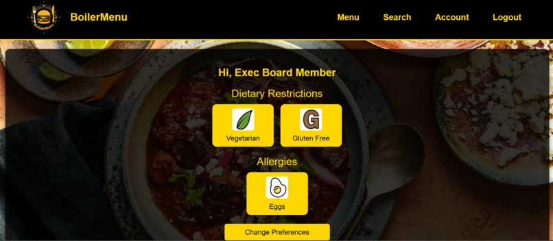 BoilerMenu – screenshot 3