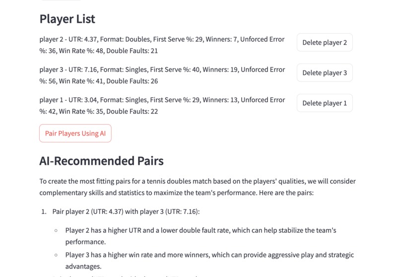 CourtBot – screenshot 2