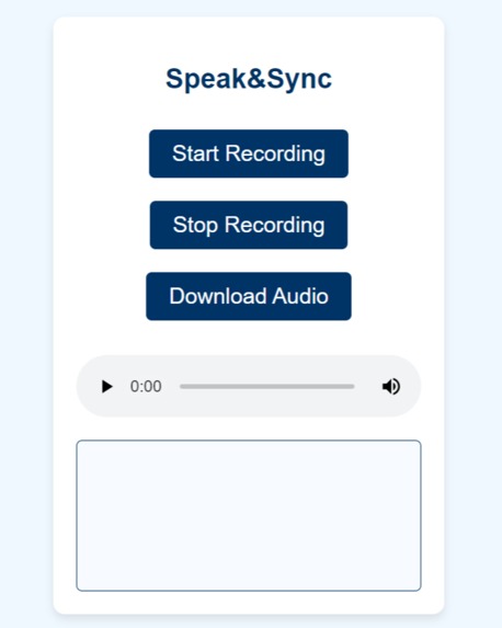 Speak&Sync – screenshot 2