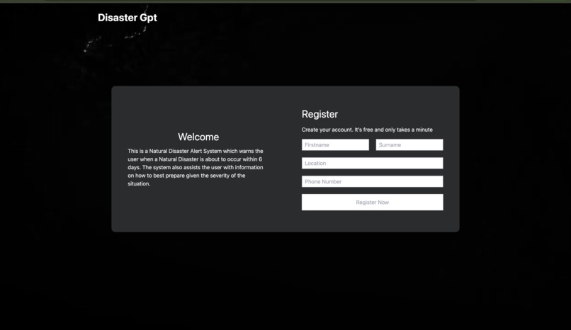 Disaster-Gpt – screenshot 1