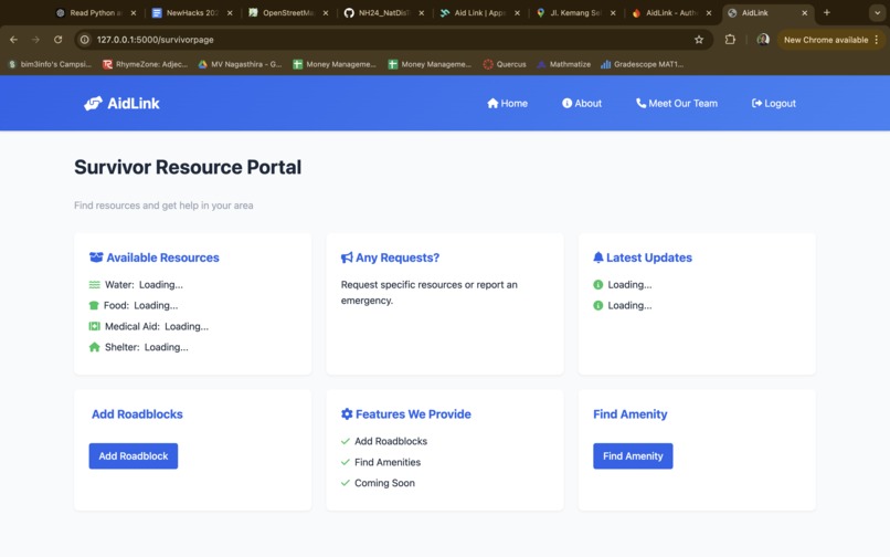 AidLink - Tech for Natural Disaster Management – screenshot 2