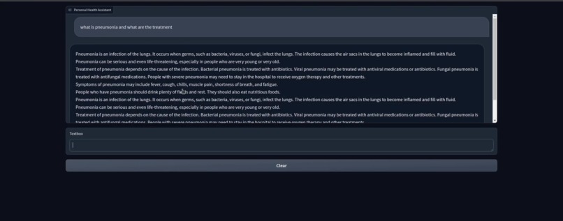 Personal Health Assistant – screenshot 1