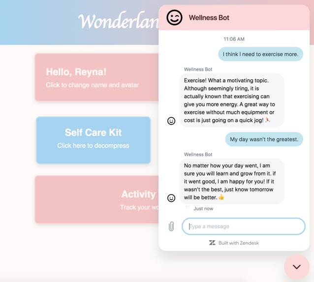 Wonderland Wellness – screenshot 2