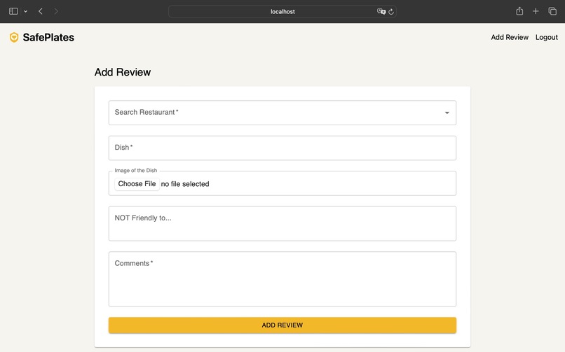SafePlates – screenshot 3