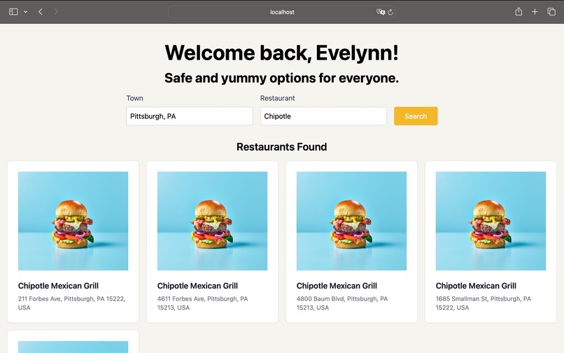 SafePlates – screenshot 2