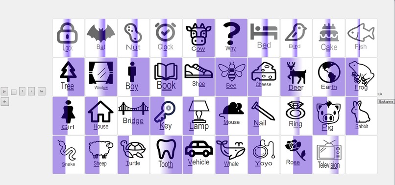 Phoneme Based Augmentative Alternative Communication Device – screenshot 1