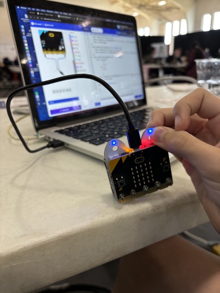 Microbit robot LED hack  – screenshot 1