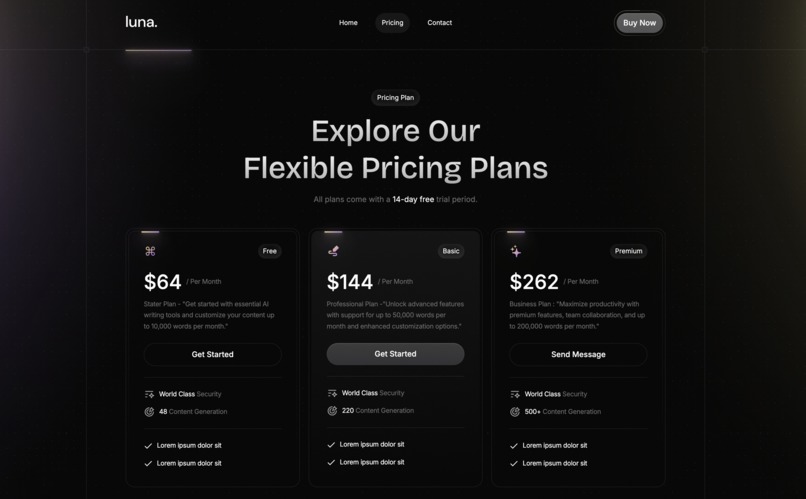 Luna.AI – screenshot 2