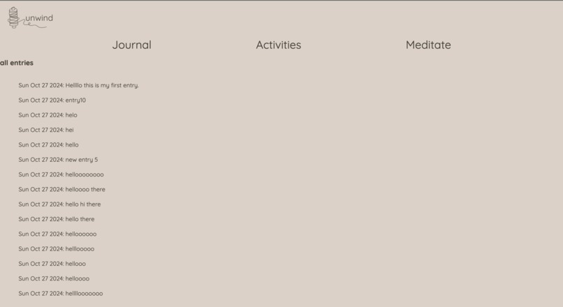 unwind – screenshot 3