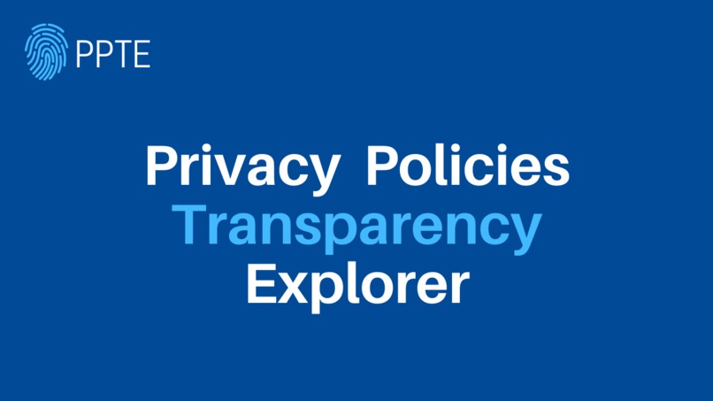 PPTE (Privacy Policy Transparency Explorer – screenshot 1