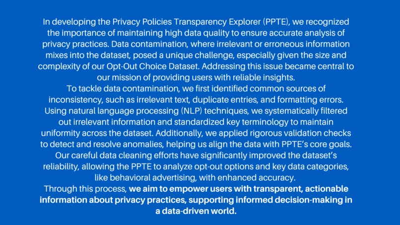 PPTE (Privacy Policy Transparency Explorer – screenshot 5