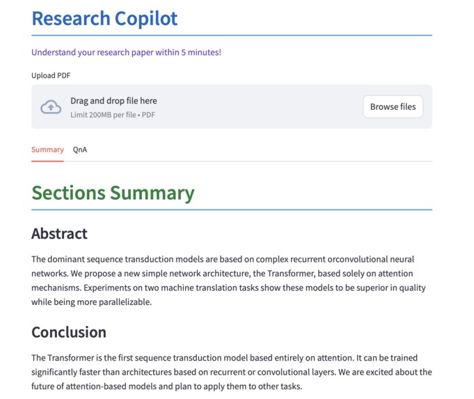 ResearchCopilot – screenshot 1