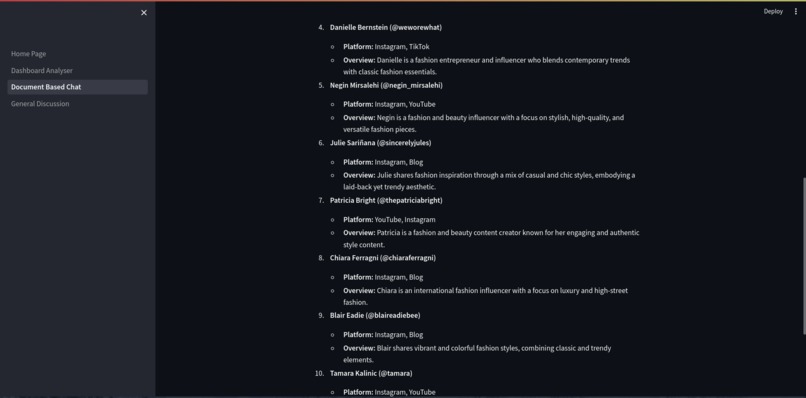 NicheGenius: AI-Driven Influencer Insights – screenshot 6