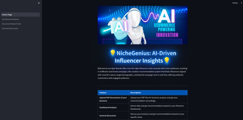NicheGenius: AI-Driven Influencer Insights – screenshot 11