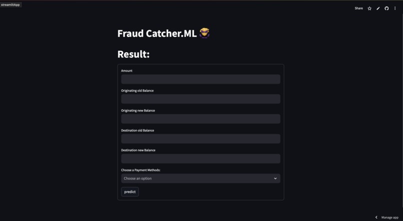 Fraudcatcher.ml – screenshot 1