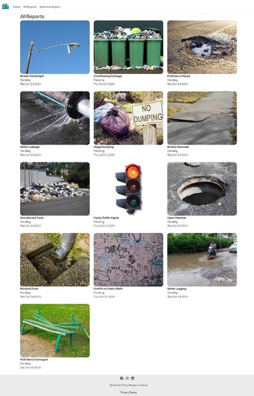 Citizen  Engagement and Feedback Platform for  Smart Cities – screenshot 5