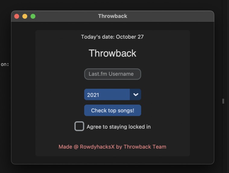 Throwback – screenshot 1