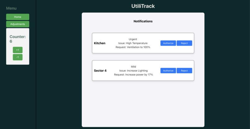 UtiliTrack – screenshot 2