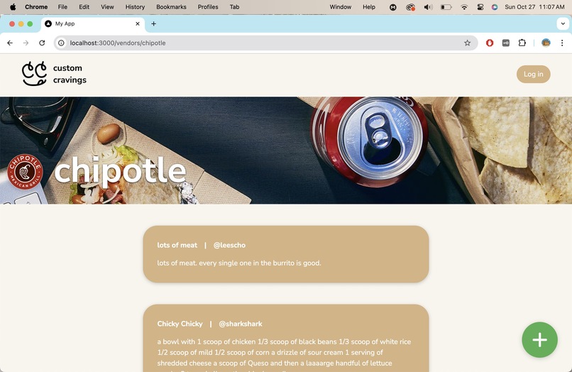 CustomCravings – screenshot 2