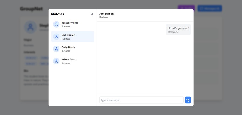 GroupNet – screenshot 4