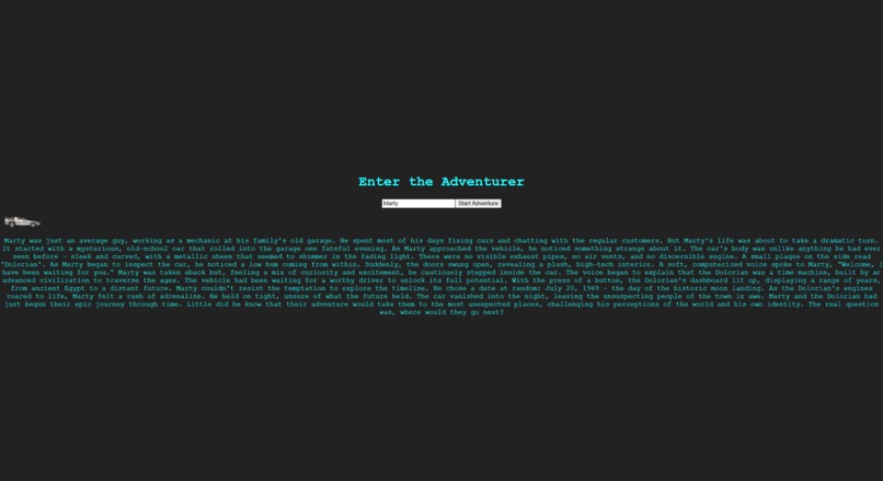 Groq Your Own Adventure – screenshot 1