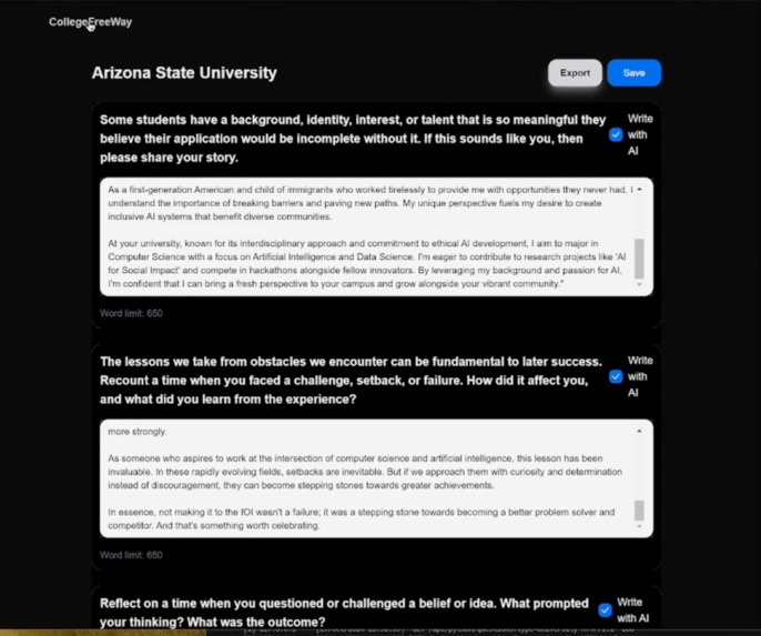 CollegeFreeway – screenshot 5