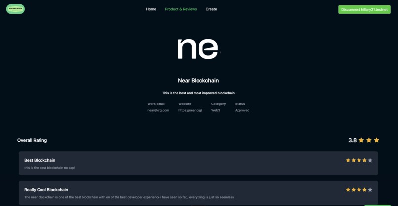 Near-dapp-review – screenshot 4