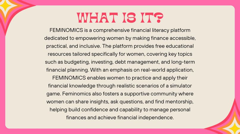 FEMINOMICS – screenshot 4