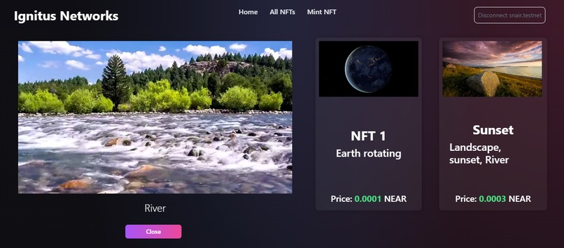 MusicOnNEAR – screenshot 1