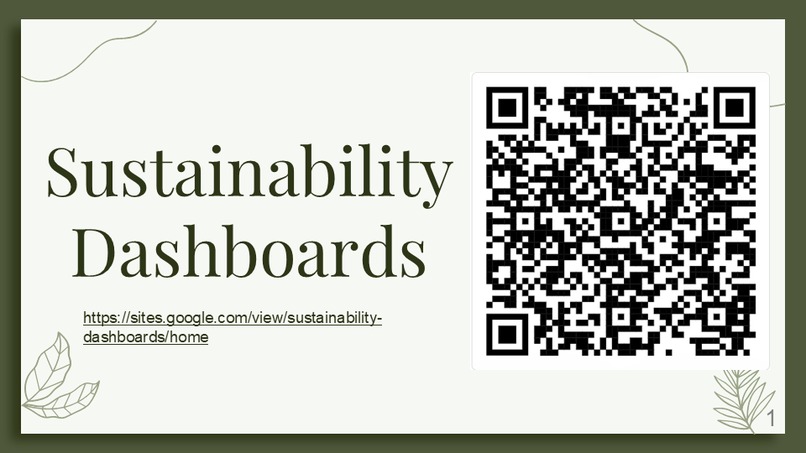 Sustainability Dashboards – screenshot 1