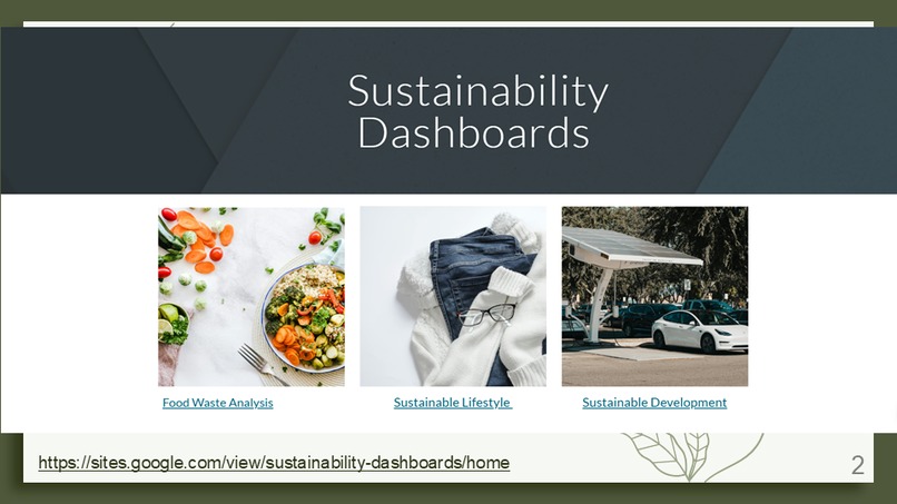 Sustainability Dashboards – screenshot 2
