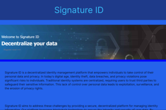 SignatureID