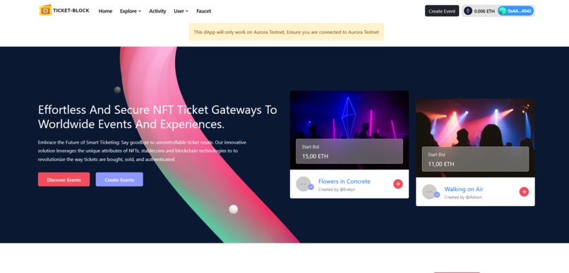 TicketBlock – screenshot 1
