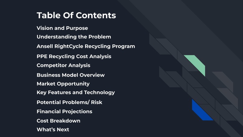 S1 - PPE Recycling Business Plan – screenshot 2