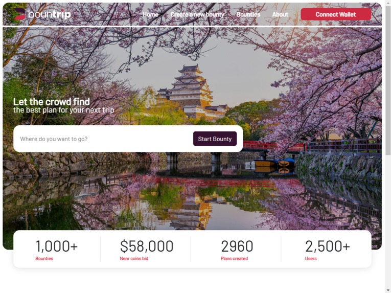 Bountrip: Let the crowd find the best plan for your trip – screenshot 1