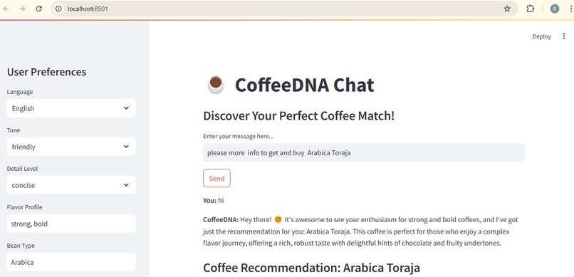 CoffeeDNA – screenshot 2