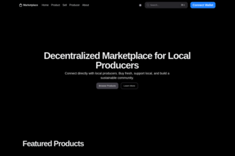 Local Marketplace for farmer