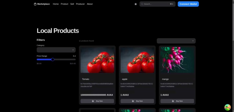 Local Marketplace for farmer – screenshot 2