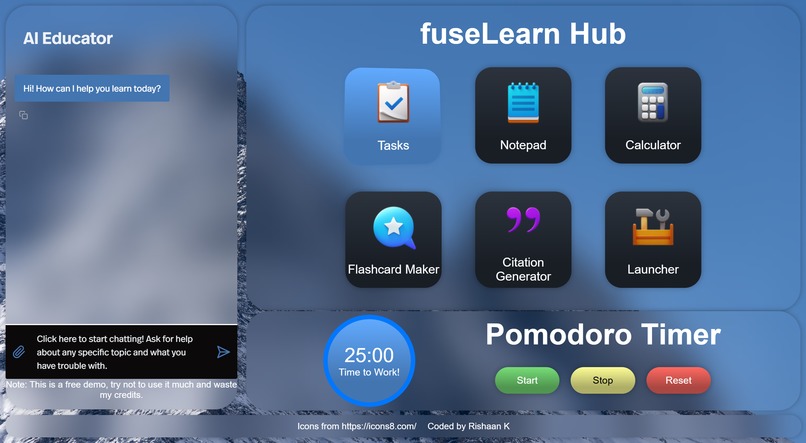 fuseLearn Hub – screenshot 1