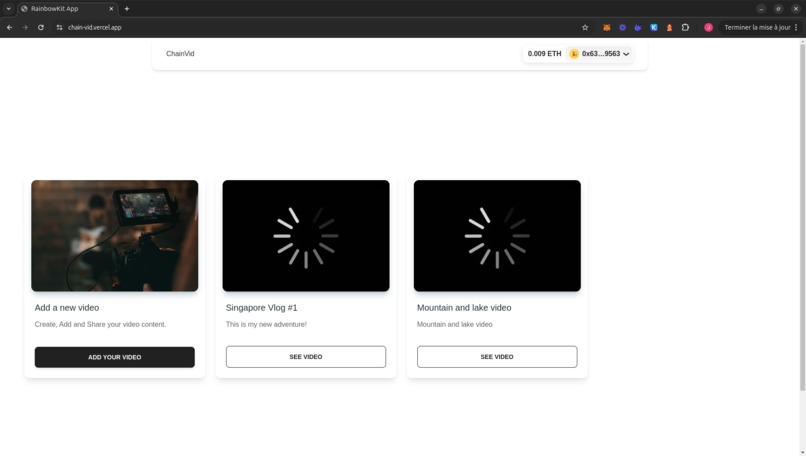 ChainVid – screenshot 1