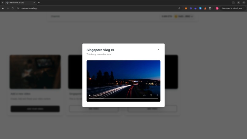 ChainVid – screenshot 2