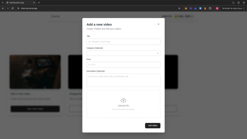 ChainVid – screenshot 3