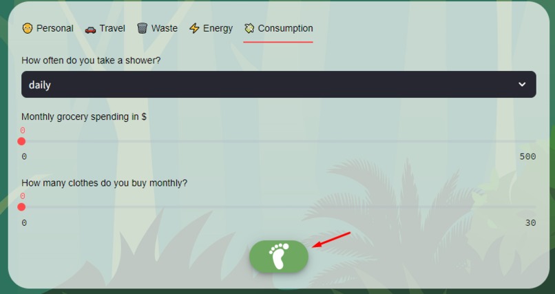 Carbon Footprint  – screenshot 2