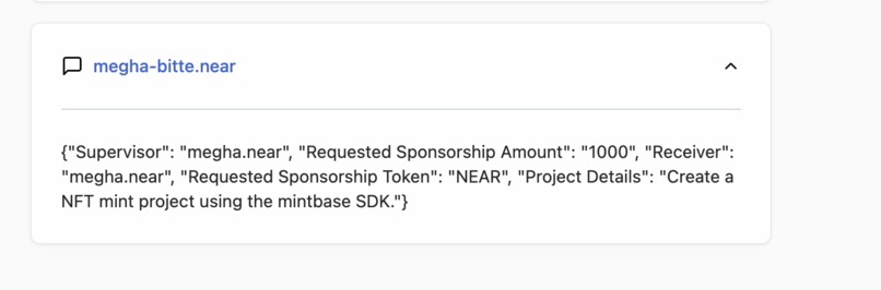 Project and Proposal Gateway Agent – screenshot 3
