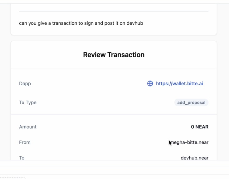 Project and Proposal Gateway Agent – screenshot 5