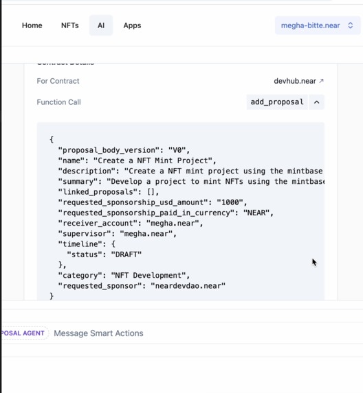 Project and Proposal Gateway Agent – screenshot 6